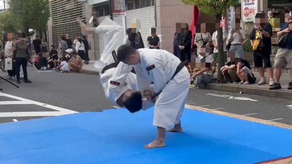 一般部組演武 投げ